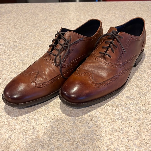 Cole Haan Other - Cole Haan Mens Brown Wingtip Leather Oxfords